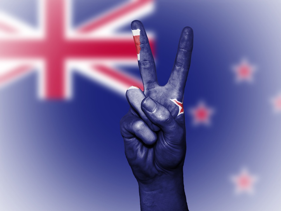 Peace Hand New Zealand Background Nation Banner 2131325