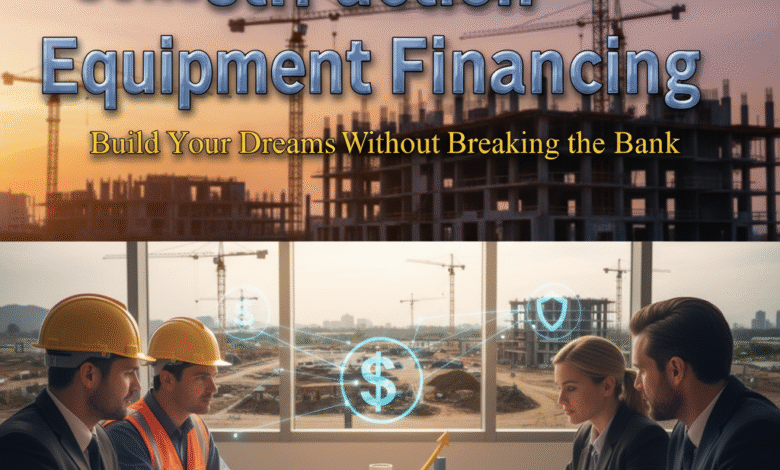 Construction Equipment Financing Build Your Dreams Without Breaking the Bank