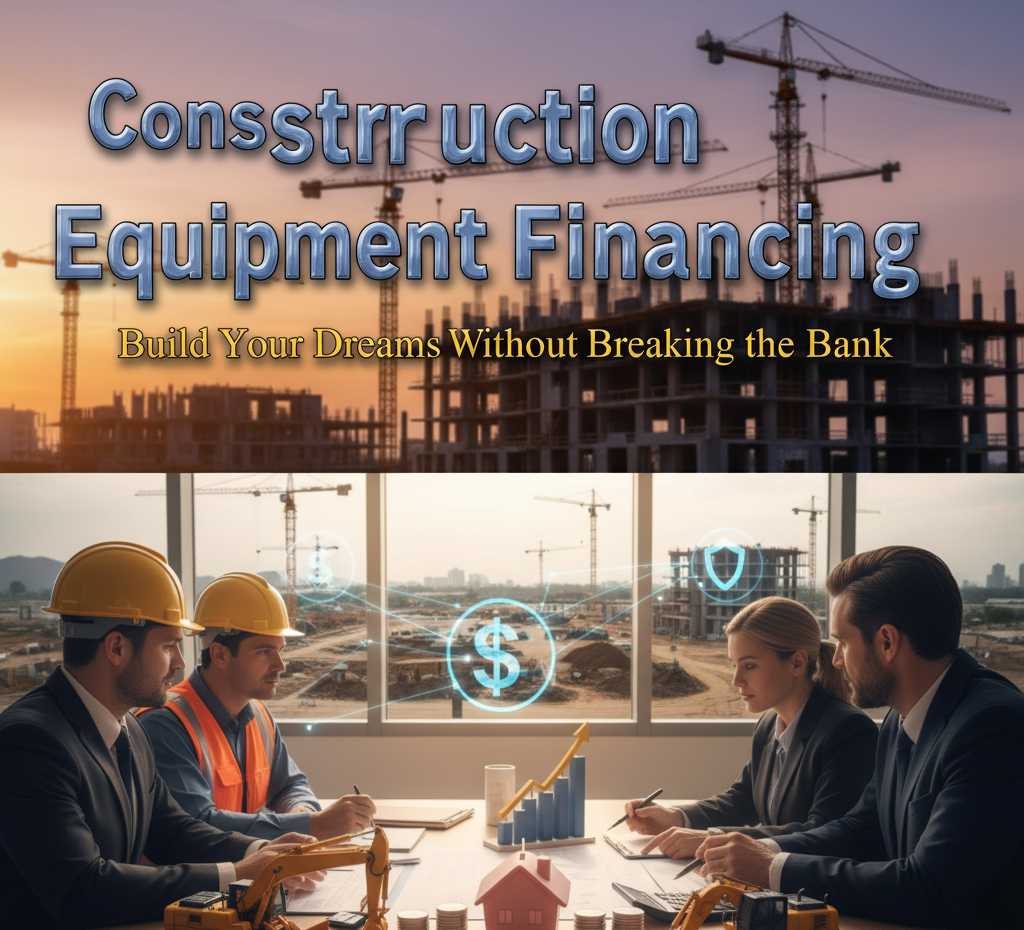 Construction Equipment Financing Build Your Dreams Without Breaking the Bank