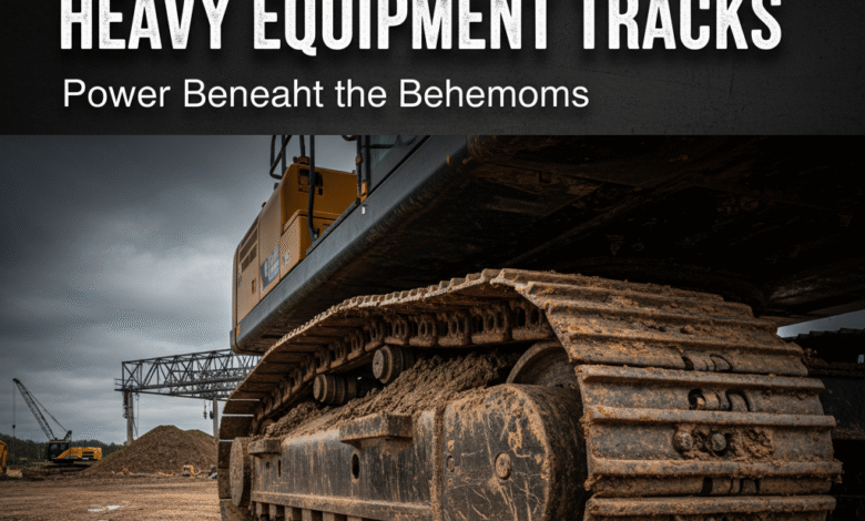 The Brutal Beauty of Heavy Equipment Tracks Power Beneath the Behemoths